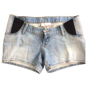 Isabel Expandable Side Panel Maternity‎ Shorts Size 6 NWT